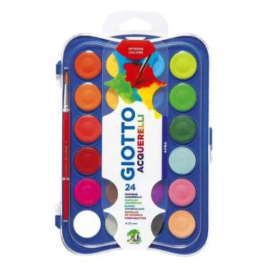Imagem de Aquarela Giotto 24 Pastilha com 1 Pincel