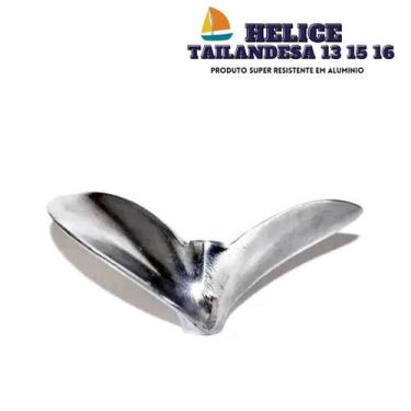 Imagem de Kit 3 Hélice Tailandesa 13, 14, 15, 16 Hp Aluminio - funditex