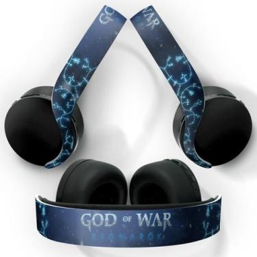 Imagem de Adesivo Compatível PS5 Headset Pulse 3D Playstation 5 Skin - God of Wa