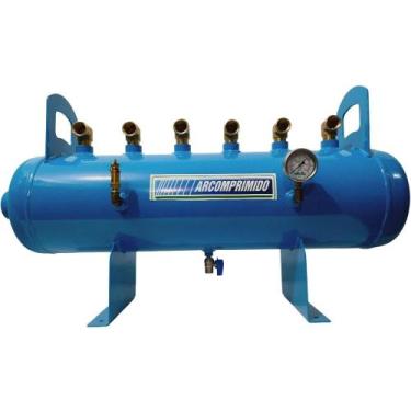 Imagem de Distribuidor de Ar Manifold 06 saídas DH25-6 Acessórios - 3 - Arcompri