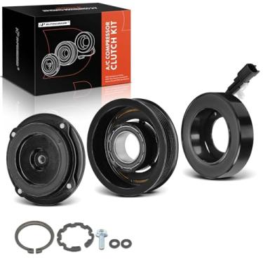 Imagem de A-Premium Kit de embreagem de compressor AC de ar condicionado compatível com Ford Explorer 2011-2015 3,5L, utilitário interceptor policial 2013-2015 V6 3,7L
