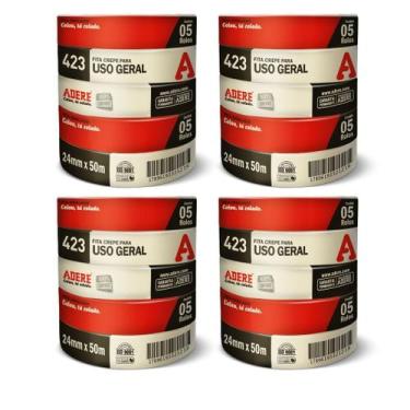 Imagem de Kit Fita Crepe para Uso Geral 10un - Adere