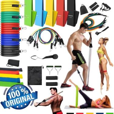Imagem de kit Tonificador muscular 16 peças Malhar em casa Treino exercício func