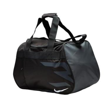 Imagem de Nike Bolsa esportiva 3Brand - preta - tamanho único, Preto, 11" (H) x 18" (W) x 9.5" (D), Bolsa esportiva com alça de ombro ajustável