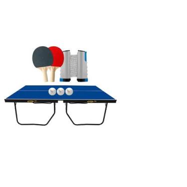 Imagem de MESA DE PING PONG MDF 25mm Klopf 1090 + KIT Completo Ping pong + Rede 