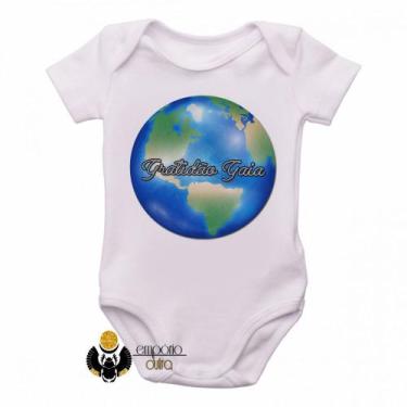 Imagem de body nenê criança roupa bebê  Gratidão Gaia  - Empório Dutra, M   ( 2-