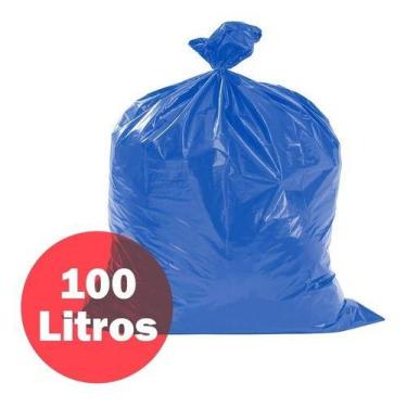 Imagem de Saco De Lixo Para Coleta Seletiva 100 Litros - 100 Unidades - HIGIPACK