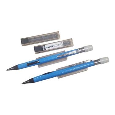 Imagem de 2 Lapiseiras Pentel 0.5mm e 2 Tubos Grafite Mina Mitsubishi - Coisas d