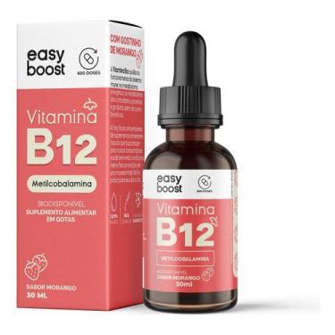 Imagem de Vitamina B12 Drops Metilcobalamina 413% Vegan Easyboost 30ml - EASY BO