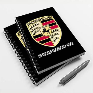 Imagem de Caderno Universitário 96 Fls Carro Porsche Mod 01 - Premium