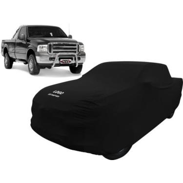 Imagem de Capa De Tecido Cobrir Camionete Ford F250 Cabine Simples - Mz, Preta