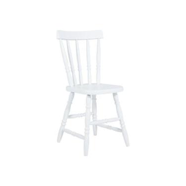 Imagem de Cadeira Ditália Madeira Maciça Eucalipto Cozy, Branco