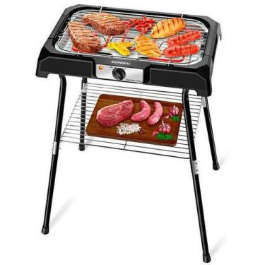 Imagem de Churrasqueira Elétrica Mondial Grand Steak & Grill Ch06 220V, Preto, 2