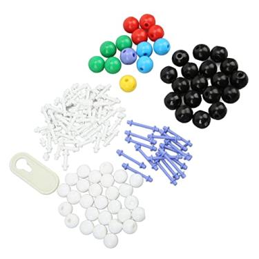 Imagem de Kit de Modelo Molecular C Equação de Carbono Kit de Modelo de Química Orgânica de Plástico para Ensino de La e Estruturas de Moléculas Orgânicas Encontradas Em Livros Didáticos