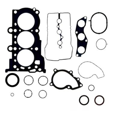 Imagem de Junta Superior Motor sem Retentor Jogo Cabeçote Fibra 79814Flex, Preto/Prata, Sabo