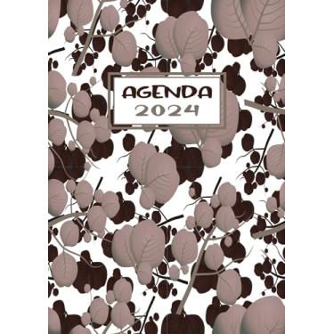 Imagem de Agenda Journalier 2024: Restez Organisé du 1er janvier 2024 au 31 décembre 2024 | Pages de Contacts, Emplois du Temps, Journal de Mots de Passe, Jours Fériés, Anniversaires et Bien Plus Encore !