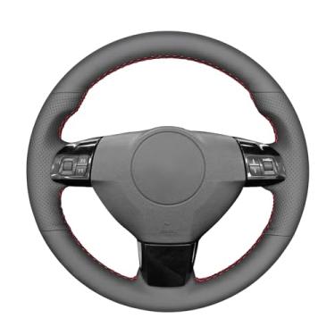 Imagem de MEWANT Capa de volante de carro de couro legítimo preto respirável para Opel Astra (H) 2004-2009 / Signum 2004-2008 / Vectra (C) 2005-2009 Acessórios de volante