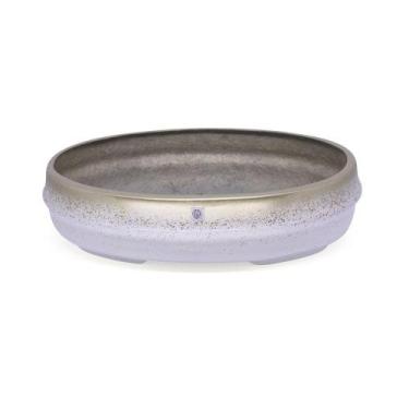 Imagem de Vaso Bacia Decorativo Osaka Branco Gold Vietnamita 11,5X44X36cm - DROS