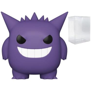 Imagem de POP Jogos: Pokémon - Gengar (Ectoplasma) Boneco de vinil Funko (incluído com caixa protetora compatível), multicolorido, 9,5 cm