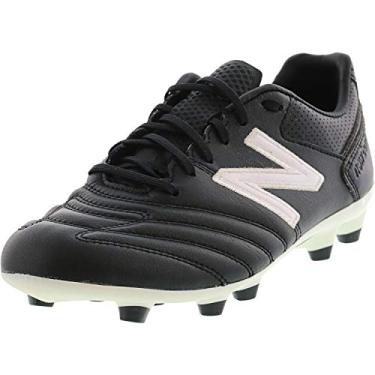 Imagem de New Balance Tênis de futebol masculino 442 1.0 Pro Firm Ground V1, Preto/branco, 5
