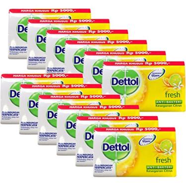 Imagem de Dettol Sabonete Em Barra Antibacteriano, Re-Energize Fresh, 110 Gr / 3,88 Oz (Pacote Com 12)