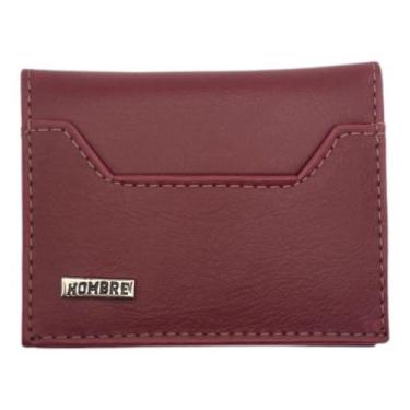 Imagem de Carteira masculina material vegano até 10 cartões sistema antifurto vá