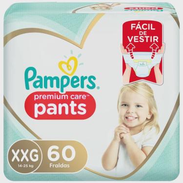 Imagem de Fralda pampers pants premium care xxg com 60 unidades