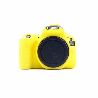 Imagem de Capa / Case Silicone Para Proteção Canon Sl2 / 200d Amarela
