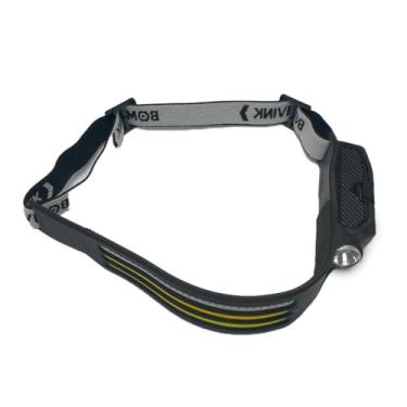 Imagem de Lanterna de Cabeça LED Recarregável, 500 Lúmens, Sensor Inteligente, 3 Faixas Refletivas, Resistente à Água IPX4, USB Tipo-C