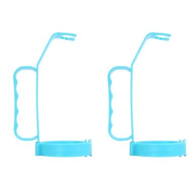 Imagem de Zerodeko 2 peças de alça de bebida, alça criativa, alça de cola, porta-garrafas de cerveja, reutilizável, alça de suporte de bebida, alça de plástico engarrafada