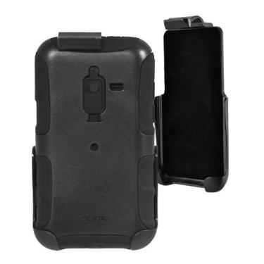 Imagem de Seidio Pacote econômico de conversão para Samsung Conquer 4G - Pacote Combo - Embalagem de varejo - Preto