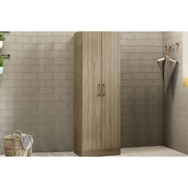 Imagem de Armário Multiuso Casal 525 C/ 2 Portas Noce - Carraro