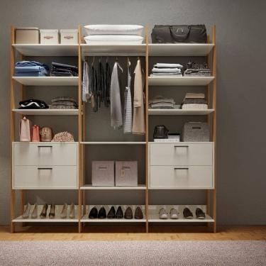 Imagem de Módulo para Closet Cabideiro 220cm Tw404 Freijó/Off White