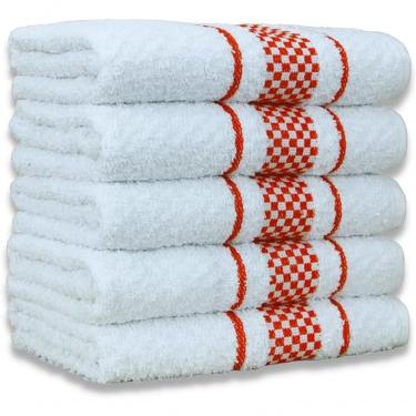 Imagem de Kit 5 Pano De Prato Super Luxo Atoalhado Premium Gourmet Beka - Vermelho