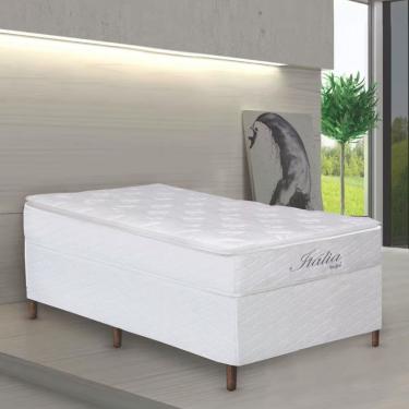 Imagem de Cama Box Umaflex Itália Com Pillow Top E Molas Ensacadas Branco