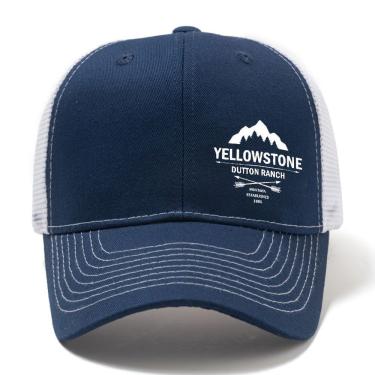 Imagem de Boné De Beisebol Masculino Da Fazenda Dutton De Yellowstone Azul Marinho