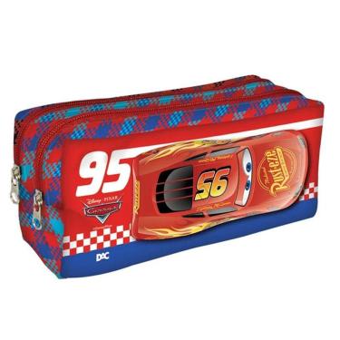 Imagem de Estojo Escolar Infantil Duplo Carros 5016 - Dac