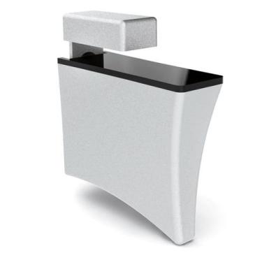 Imagem de Suporte para Prateleira Tucano Shark SP160CB Slim Cromado Rometal, Úni