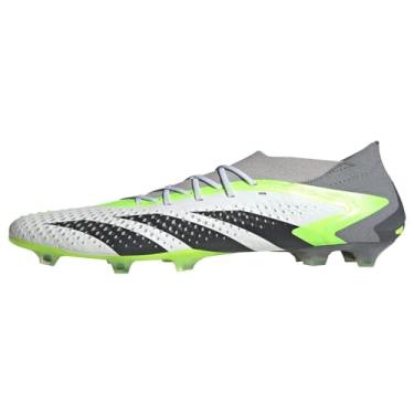 Imagem de adidas Predator Accuracy.1 FG - Chuteiras de futebol unissex, Branco nuvem/preto central/limão lúcido, 9