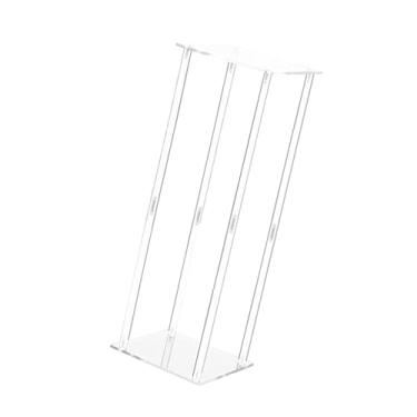 Imagem de Fenteer Suporte de mesa para casamento com vaso acrílico , 25cmx25cmx50cm