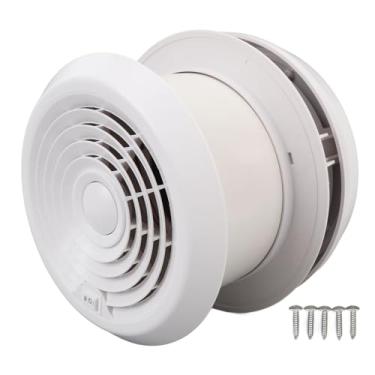 Imagem de Ventilador de exaustão VOMEKO RV 12V, ventilador de exaustão do teto RV, ventilador de ventilação redonD A de 5000rpm de ventilação redonD A com tela para o iate de motorhome C