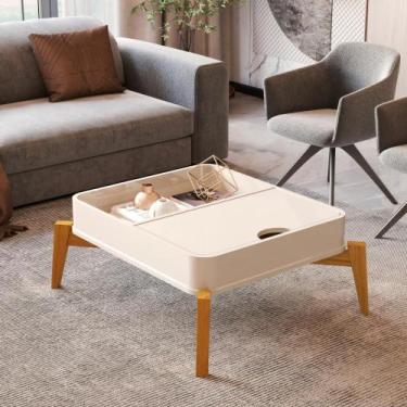 Imagem de Mesa de Centro Adamantina Off White - CASA H