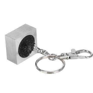 Imagem de Cue Scuffer, Aparador Portátil de Bilhar para Sugestão de Piscina, Acessório de Sinuca de Liga de Alumínio Com Chaveiro para Facilitar o Transporte, Superfície Lisa, Cor,