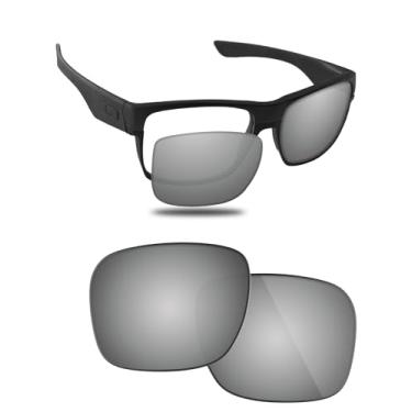 Imagem de Fiskr Lentes de reposição para óculos de sol Oakley Twoface, Prata, Large