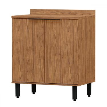 Imagem de Balcão de Cozinha Cloe 2 Portas 100% Mdf Freijó Bto02 - Pnr Móveis