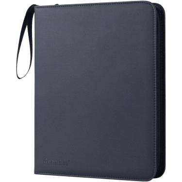 Imagem de Encadernador de cartas Jravkfi, 9 bolsos com 40 mangas para 720 cartas pretas