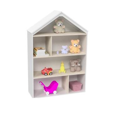 Imagem de Casinha Organizadora Infantil Júlia 100 Mdf - Woodcore