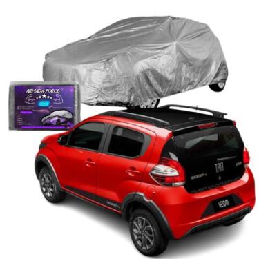 Imagem de Capa Para Cobrir Carro Fiat Mobi Impermeável com Forro Central - Armad