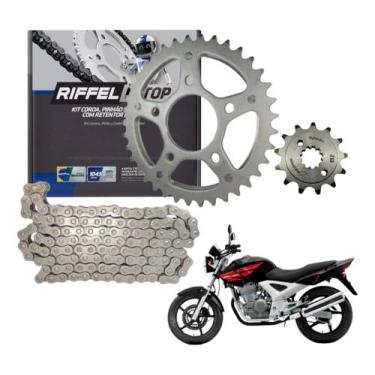 Imagem de Kit Relação Tração Transmissão Honda Cbx Twister 250 2001 2002 2003 20