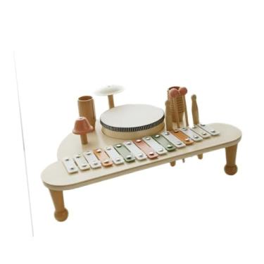 Imagem de YIJU Montessori Xilofone Nave Espacial Estação de Música Brinquedo Musical de Madeira Brinquedo Educacional Resistente Conjunto de Bateria Piano de Batida